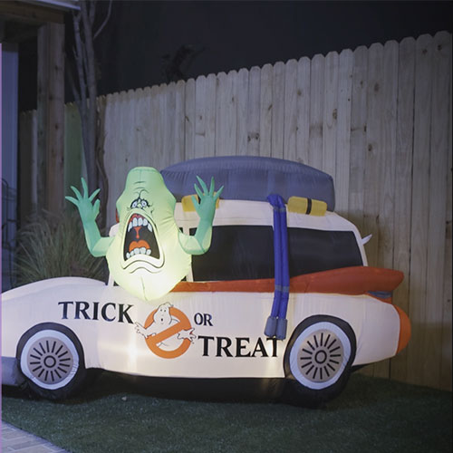 Ghostbusters Airblown® 6'11" LED Ecto with Slimer and Sound Halloween Inflatable