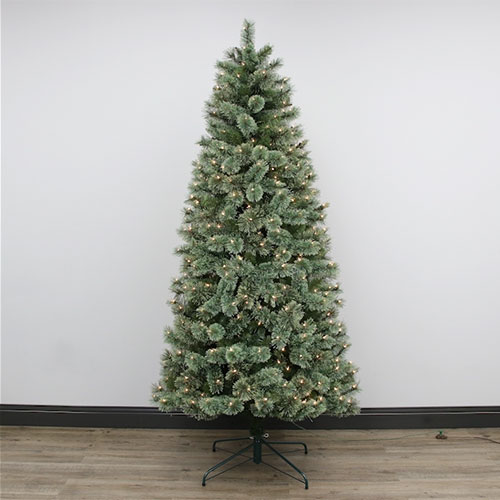 Enchanted Forest® 7.5' Prelit Topeka Cashmere Artificial Christmas Tree
