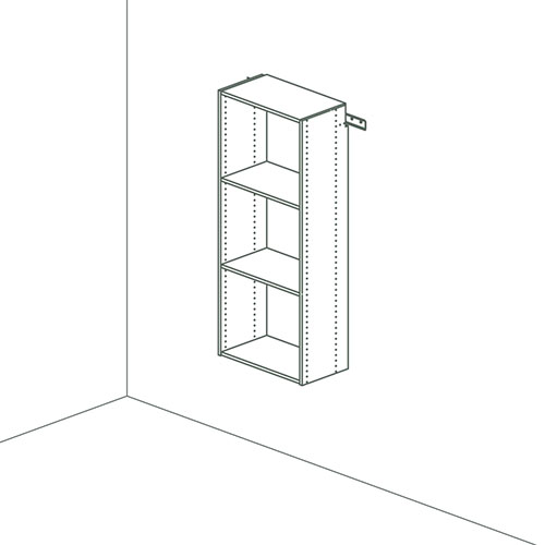 Dakota Closets™ 61-1/4"H Charcoal Closet Upright