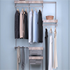Closet Culture™ 23"W x 3/4"H x 16"D  Coastal Oak Wire Closet Shelf