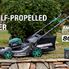 Masterforce® 21" 80-Volt Brushless Cordless Self-Propelled Lawn Mower
