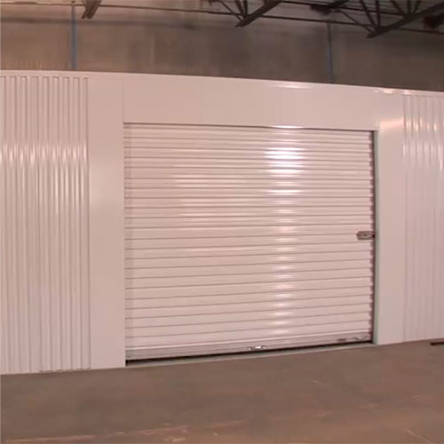 Ideal Door® 8' x 7' Glossy White Roll-Up Door