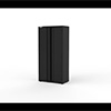 Performax® 36"W x 72"H x 18"D Black Tall Garage Storage Cabinet