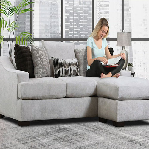 Velora Stucco White Sectional