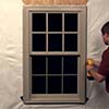 JELD-WEN® Builders Series 60"W x 60"H Vinyl Left Sliding Window with Nailing Flange - White/Bronze