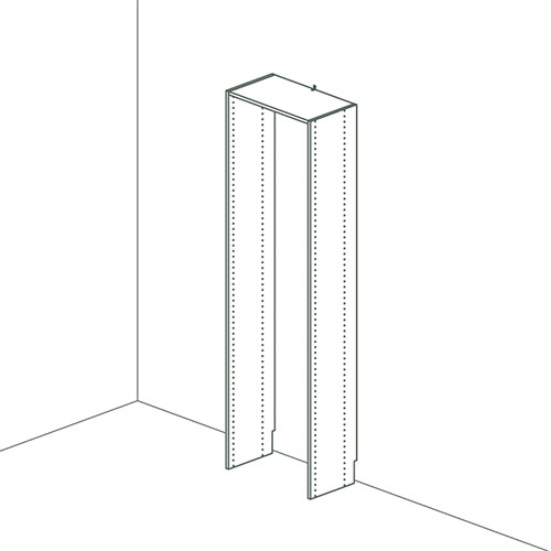 Dakota Closets™ Nickel Closet L-Bracket