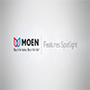 Moen® Adler® Two-Handle 4" Centerset Spot Resist™ Brushed Nickel Bathroom Faucet