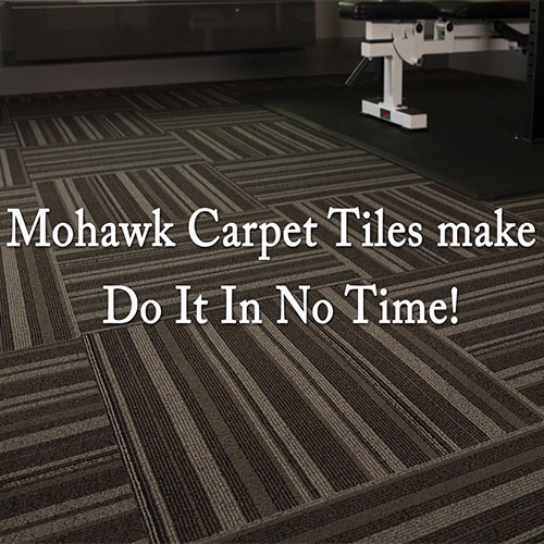 Mohawk® Reflective Path Ground Marine 24 x 24 Commercial Carpet Tile (96 sq ft/ctn)