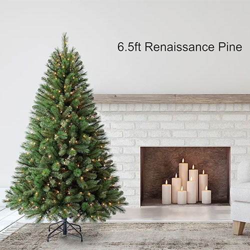 Enchanted Forest® 6.5' Prelit Renaissance Artificial Christmas Tree