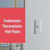 Legrand® Pass & Seymour TradeMaster® White Nylon 1-Gang Toggle Switch Wall Plate - 10 Pack