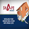 Shape Products® Custom-Sized Flat Square Window Well Covers