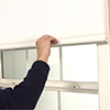 Window Images® 1" Alabaster Room Darkening Cordless Vinyl Blind - 23"W x 48"L