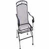 Backyard Creations® Wrought Iron Black Spring Dining Patio Chair Set - 2 Pack